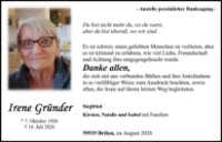 eine Anzeige